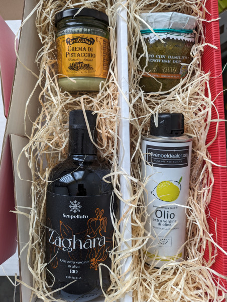 Bio Olivenöl nativ extra 500ml NOCELLARA DEL BELICE Geschenkset Colossale 1