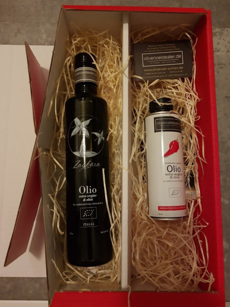 Bio Olivenöl nativ extra 500ml NOCELLARA DEL BELICE Geschenkset Grande 2